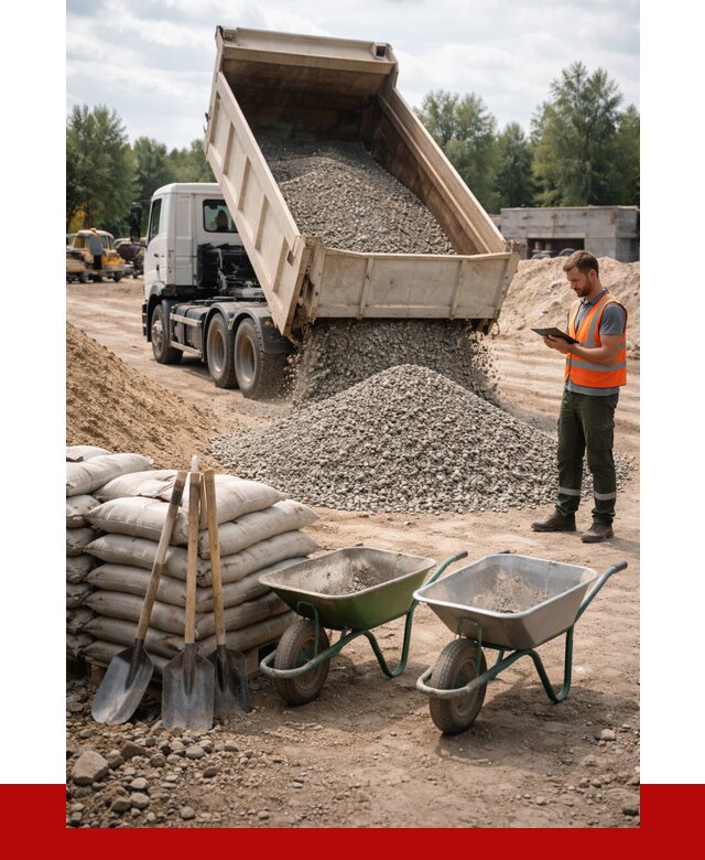 Доставка нерудных материалов в Чапаевске от 1226 руб. | ПРОНЕРУДЧпв