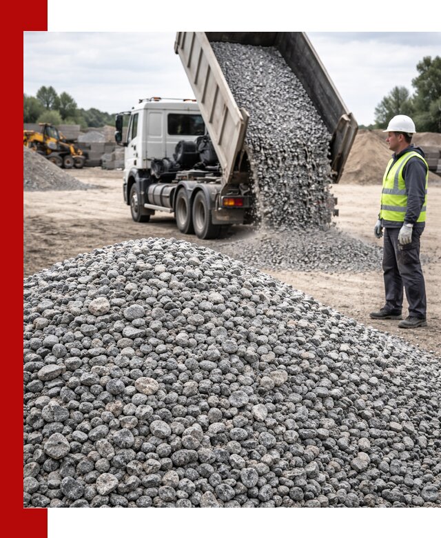 Доставка и продажа гранитного щебня фракции 5-20 в Чапаевске