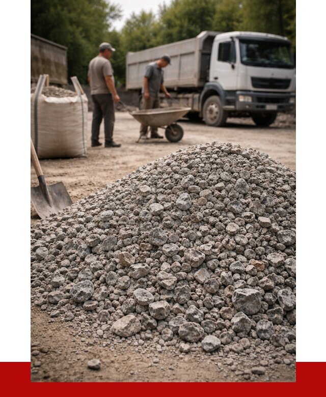 Гранитный щебень фракция 20-40 в Чапаевске от 3269 руб. ПРОНЕРУДЧпв