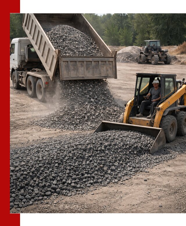 Гранитный щебень фракция 40-70 с доставкой в Чапаевске