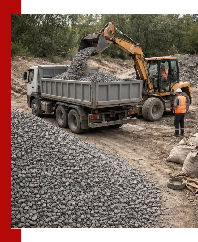 Доставка гравийного щебня в Чапаевске оптом и в розницу