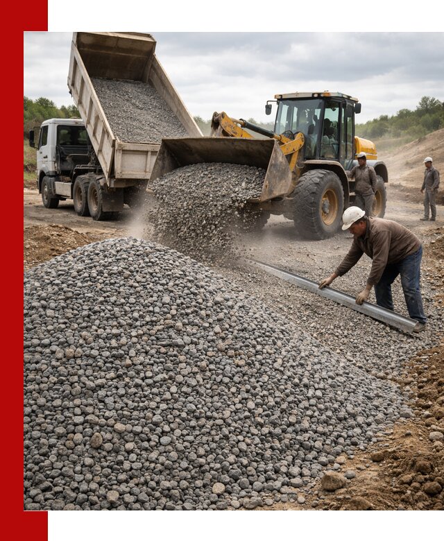 Гравийный щебень фракция 5-20 с доставкой в Чапаевске