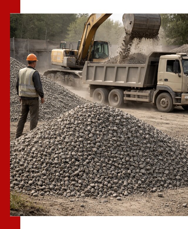 Шлаковый щебень фракция 5-20 с доставкой в Чапаевске