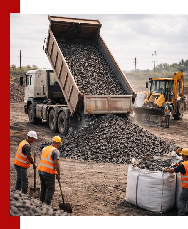 Шлаковый щебень фракция 40-70 с доставкой в Чапаевске