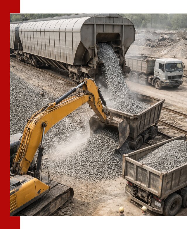 Доставка железнодорожного щебня в Чапаевске крупными партиями быстрого отгруза