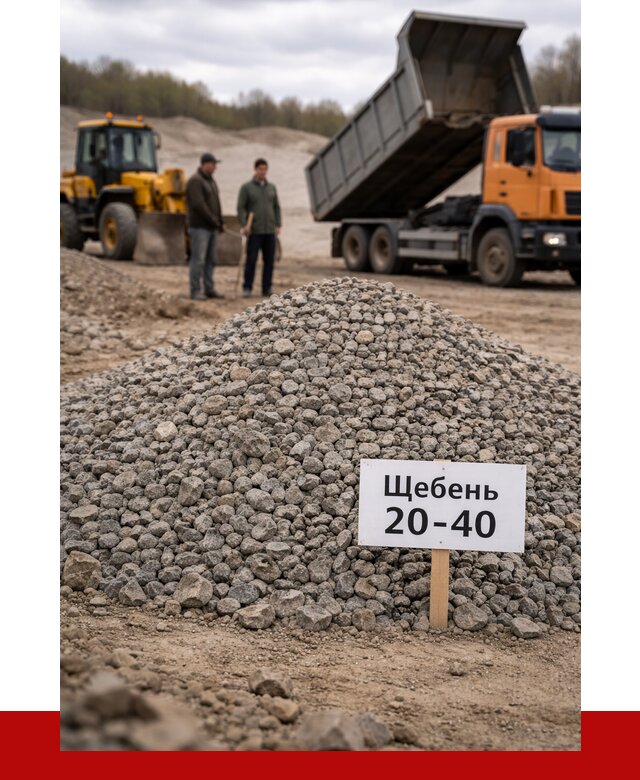 Бетонный щебень фракция 20-40 в Чапаевске от 2503 р. | ПРОНЕРУДЧпв