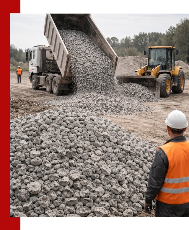 Доставка бетонного щебня фракции 20-40 в Чапаевске