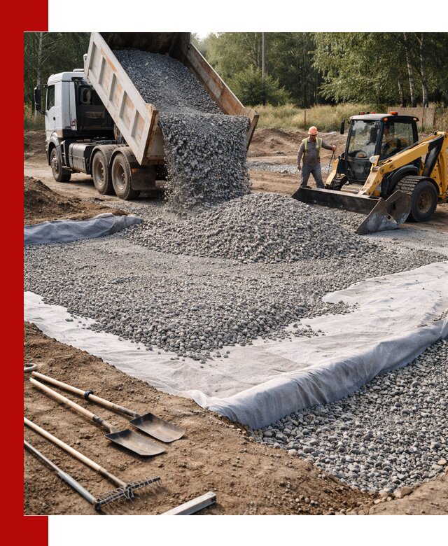 Щебень для фундамента с доставкой в Чапаевске