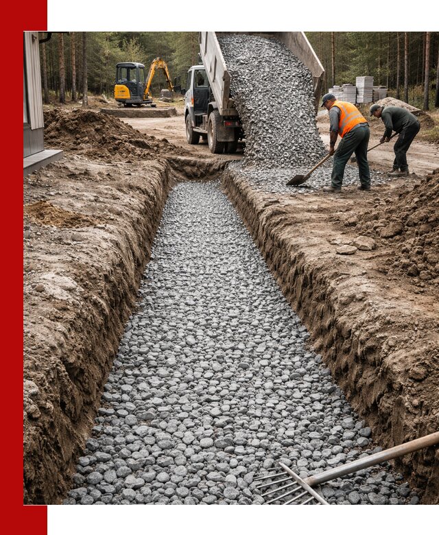 Щебень для дренажа с доставкой в Чапаевске высокого качества