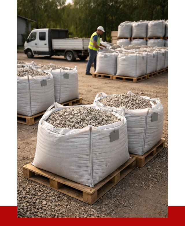 Щебень в мешках с доставкой в Чапаевске от 4290 р. | ПРОНЕРУДЧпв
