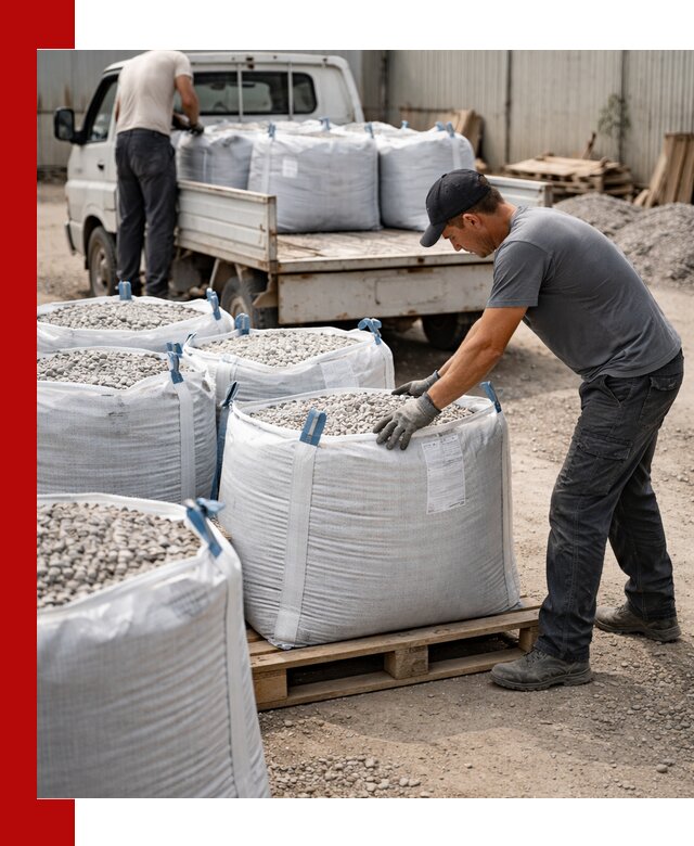 Доставка щебня в мешках по выгодным ценам в Чапаевске