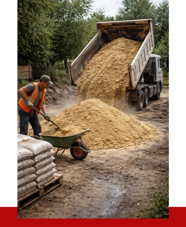 Купить песок с доставкой в Чапаевске от 1839 р. | ПРОНЕРУДЧпв