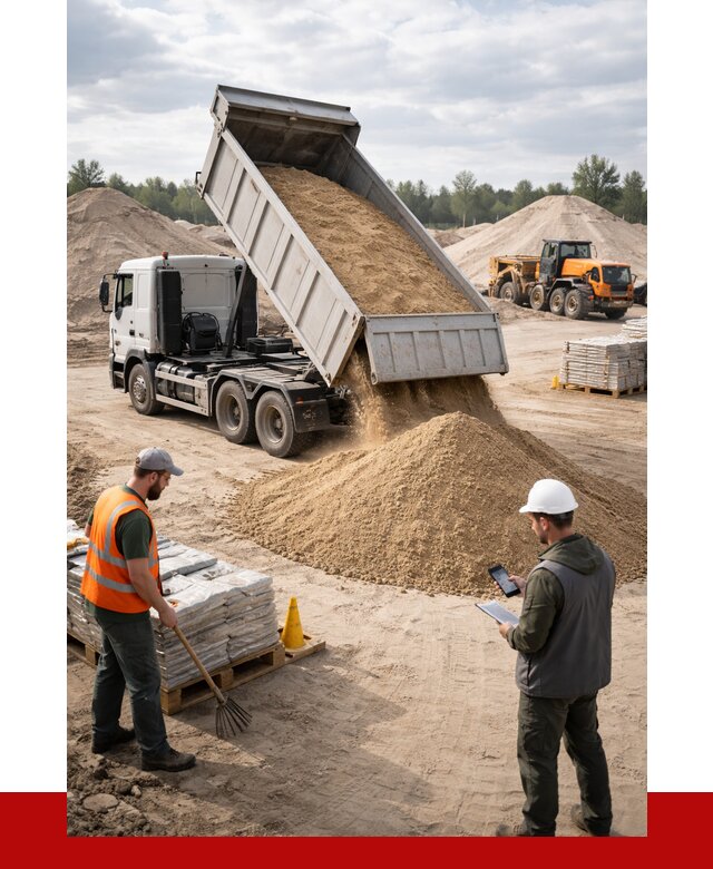 Карьерный песок с доставкой в Чапаевске от 3677 р. ПРОНЕРУДЧпв