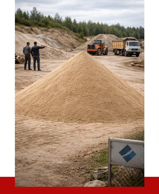 Карьерный песок навалом в Чапаевске от 1839 р. | ПРОНЕРУДЧпв