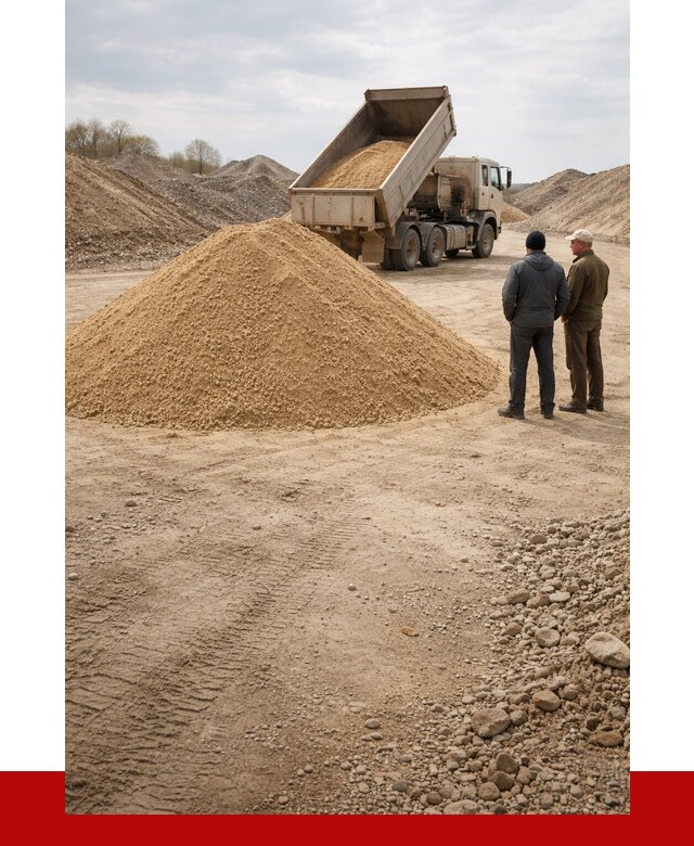 Карьерный песок крупнозернистый в Чапаевске от 8683 р | ПРОНЕРУДЧпв