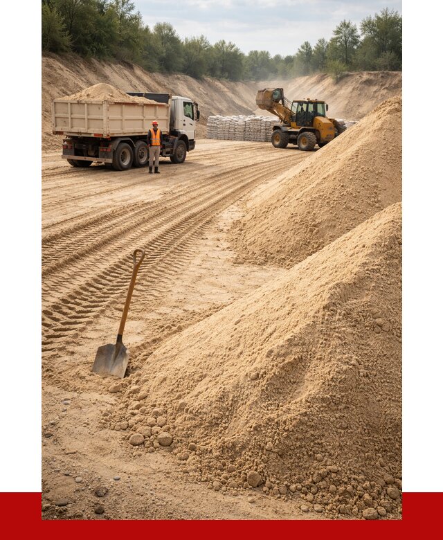 Карьерный песок мелкозернистый в Чапаевске от 9194 р. | ПРОНЕРУДЧпв