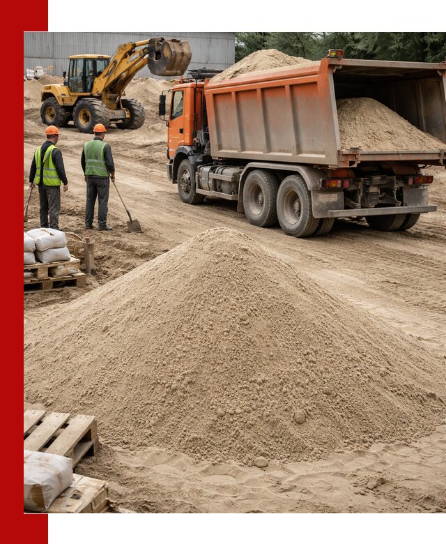 Доставка и продажа мытого речного песка в Чапаевске