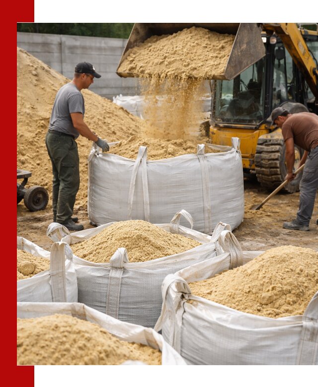 Поставка качественного песка для кладки в Чапаевске