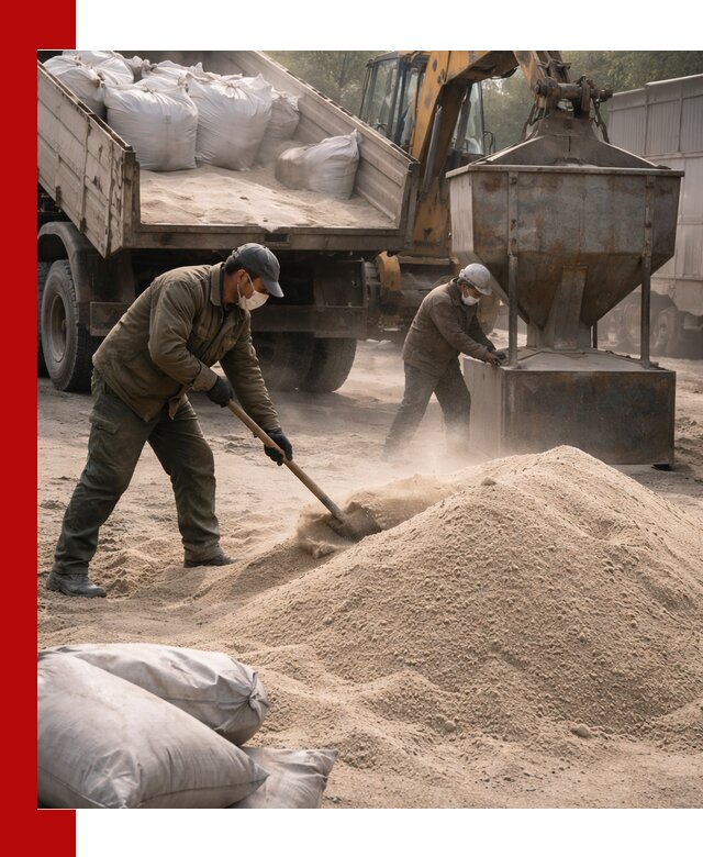 Кварцевый песок для пескоструя в Чапаевске — доставка и качество