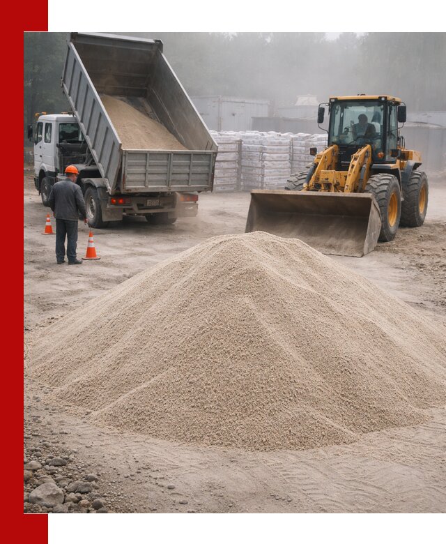 Кварцевый песок фракция 0–8 для стройработ в Чапаевске