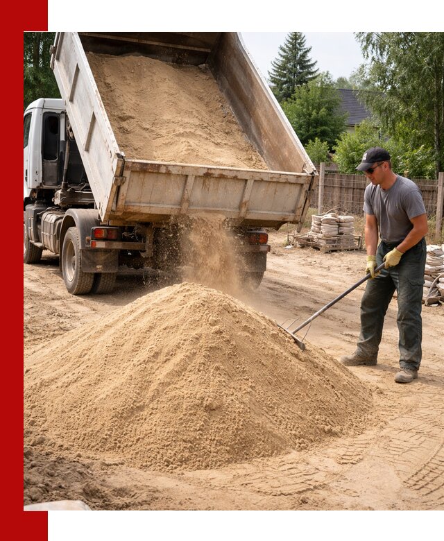 Доставка сухого песка самосвалами в Чапаевске