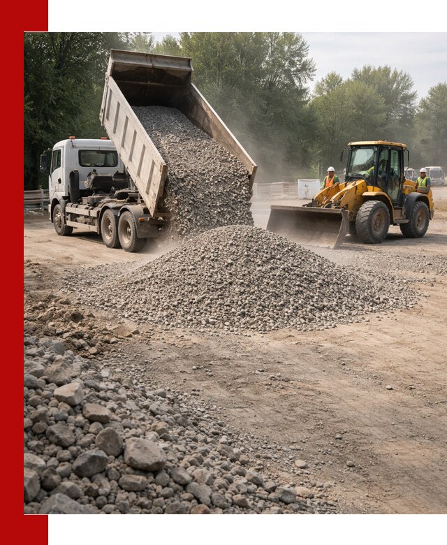Гравий фракция 5–20 доставка в Чапаевске оптом и в розницу