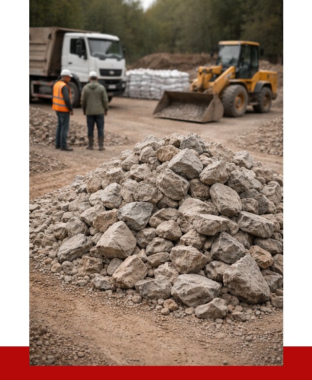 Купить бутовый камень с доставкой в Чапаевске от 2349 р. | ПРОНЕРУДЧпв