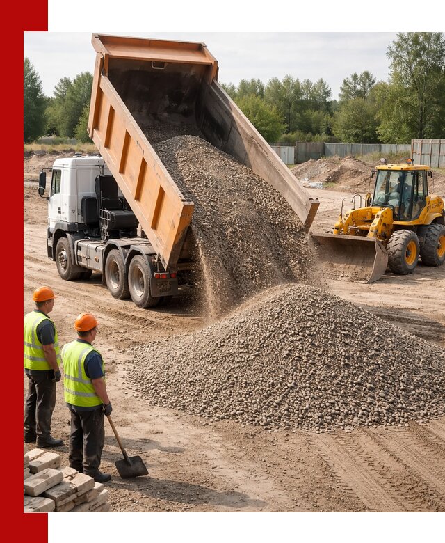 Доставка щебёночно-песчаной смеси ЩПС С7 в Чапаевске