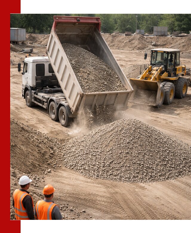Щебень с песком (ЩГПС С2) с доставкой в Чапаевске