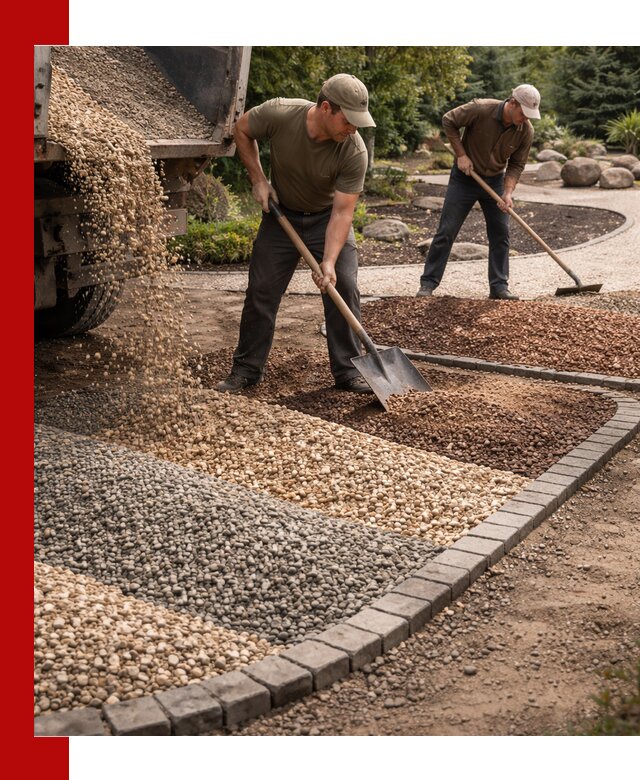 Декоративная крошка для ландшафта в Чапаевске — продажа и доставка