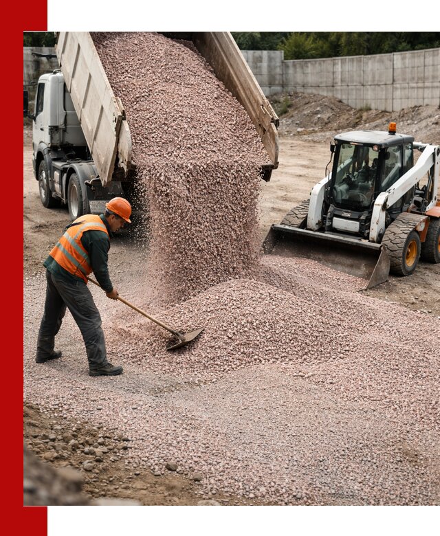 Крошка розовый гранит с доставкой в Чапаевске от производителя