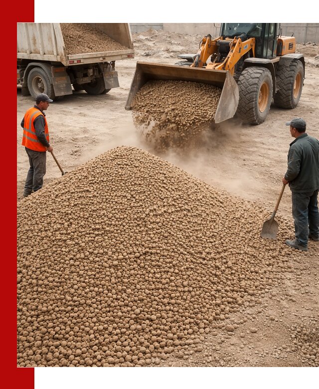Керамзит фракция 10-20 с доставкой в Чапаевске