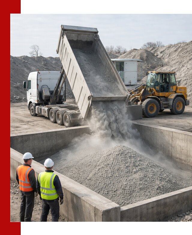 Доставка цемента навалом в Чапаевске крупными партиями