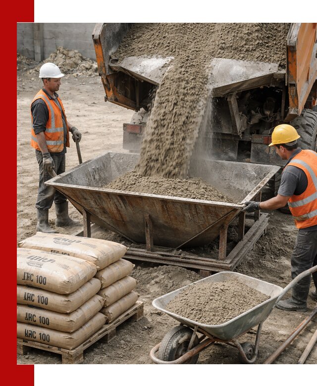 Доставка цементно-песчаной смеси М100 в Чапаевске