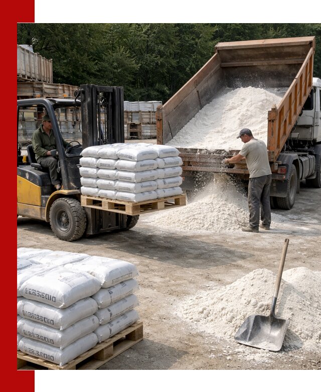 Доставка строительной извести оптом и в розницу в Чапаевске