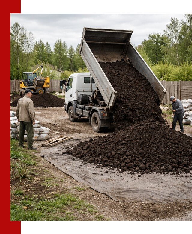 Доставка качественного почвогрунта в Чапаевске оптом и в розницу