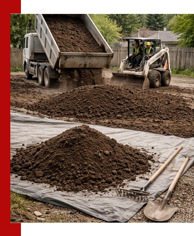 Грунт для отсыпки участка с доставкой в Чапаевске