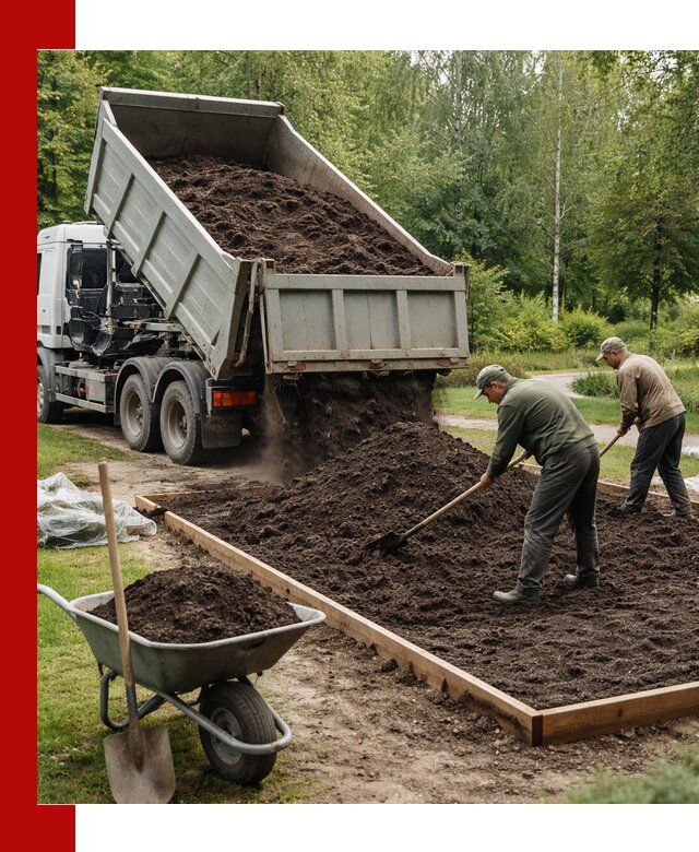 Доставка грунта для озеленения и благоустройства в Чапаевске