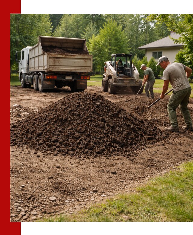 Доставка и укладка грунта для газона в Чапаевске