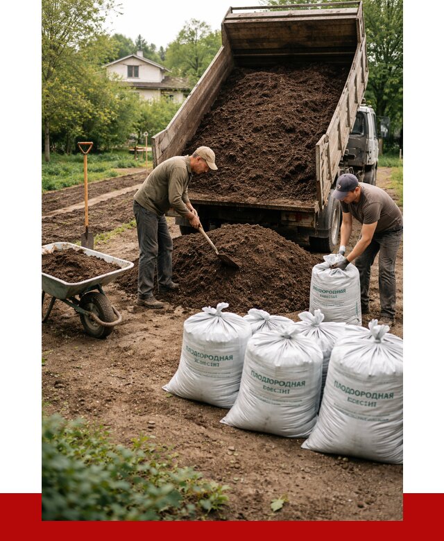 Плодородная смесь в Чапаевске от 4290 р./куб с доставкой | ПРОНЕРУДЧпв