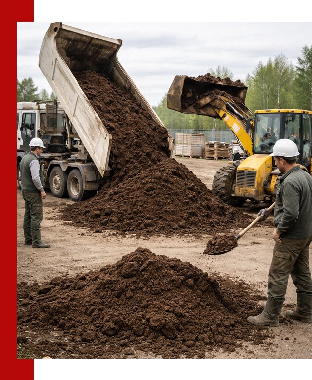 Доставка торфа оптом и в мешках в Чапаевске