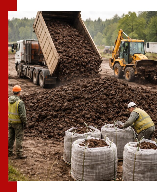 Доставка нейтрального торфа в Чапаевске оптом и в розницу