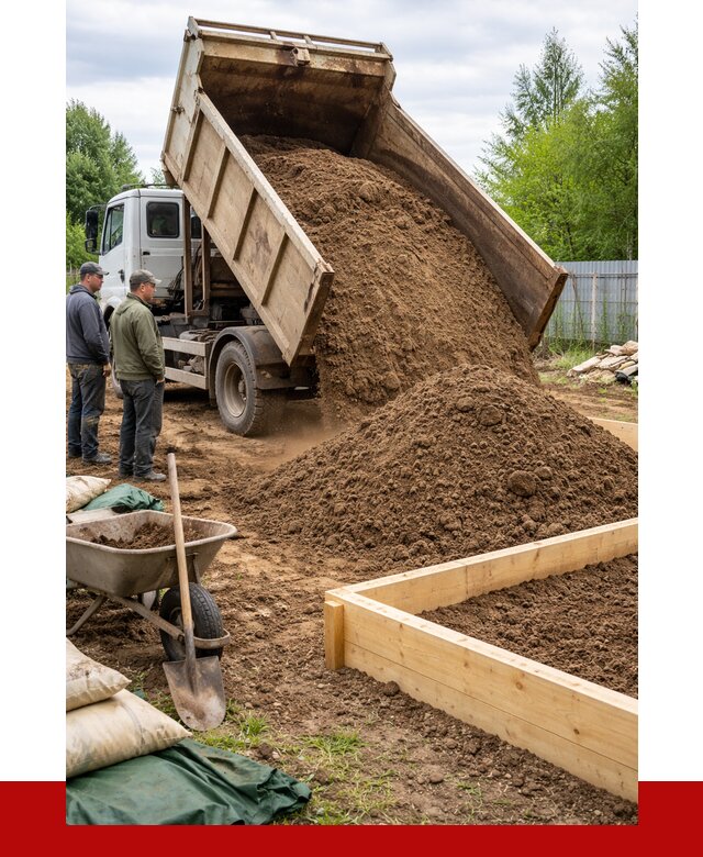Торфо песчаная смесь в Чапаевске с доставкой от 1890 р. | ПРОНЕРУДЧпв
