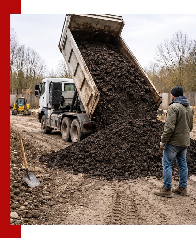 Доставка чернозема навалом в Чапаевске быстро и выгодно
