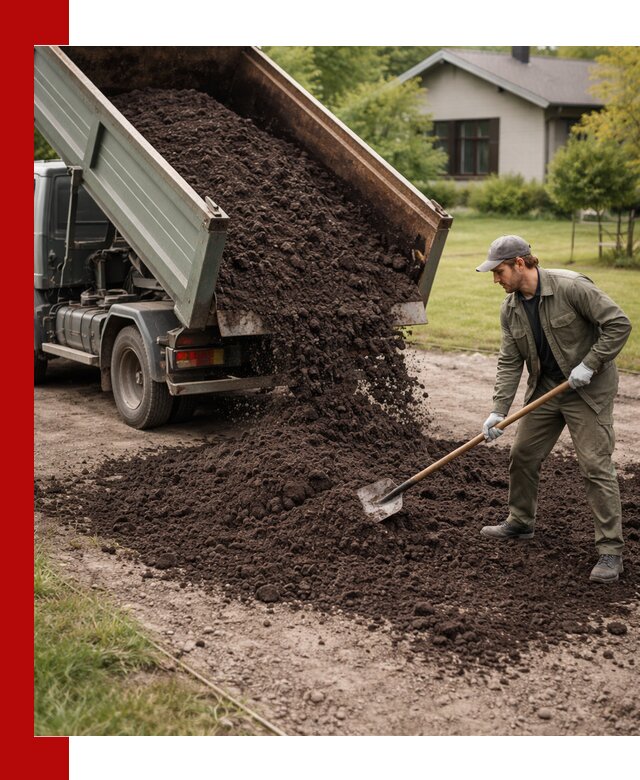 Чернозем для газона с доставкой в Чапаевске быстро и качественно