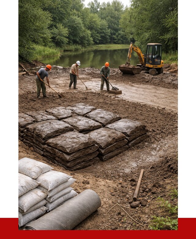 Купить глину для пруда в Чапаевске от 4597 р. с доставкой | ПРОНЕРУДЧпв