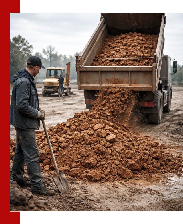 Глина для засыпки в Чапаевске с доставкой самосвалами
