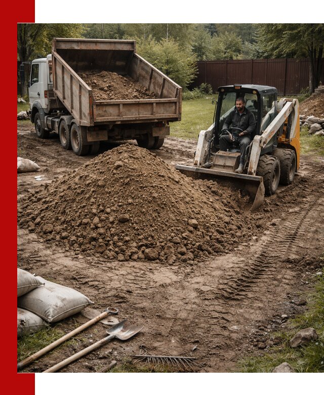 Суглинок для планировки участков в Чапаевске с доставкой и выгрузкой