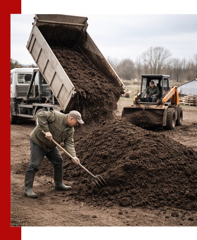 Доставка и продажа перегноя в Чапаевске быстро и дешево