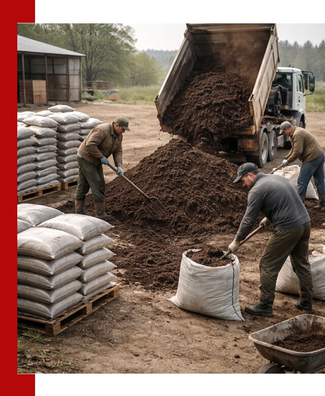 Доставка компоста оптом и в розницу в Чапаевске